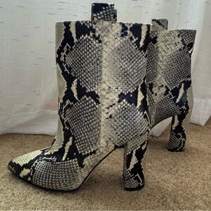 Paris Texas Snakeskin Patterned Women's Boots